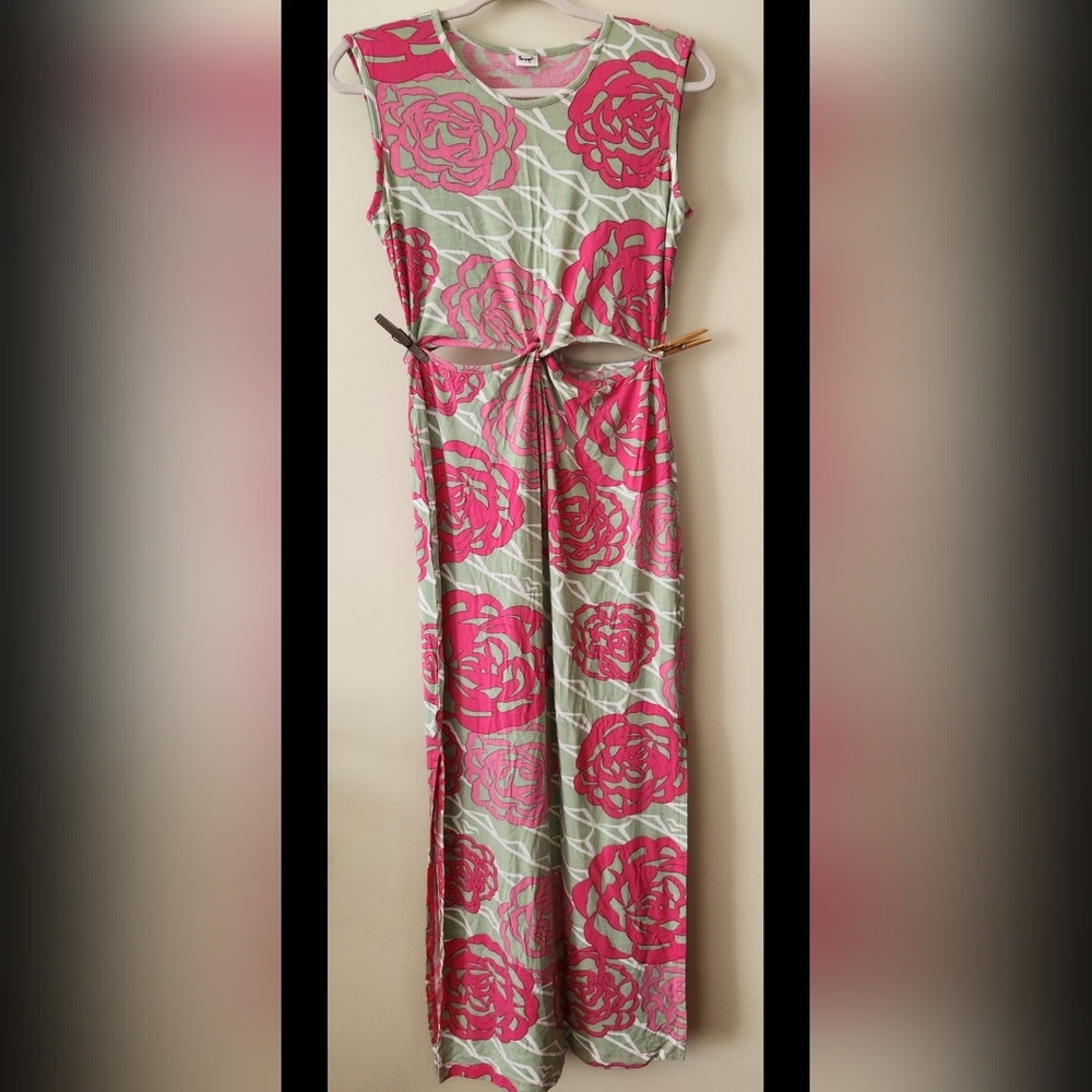 Maui Roselani Lokelani (Pink Rose) Dress